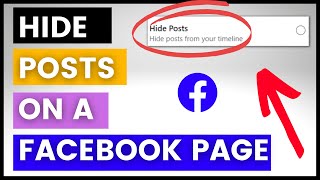 How To Hide Posts On A Facebook Page? [in 2023]