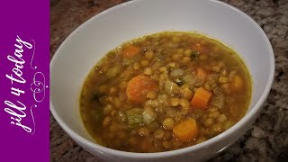 Plant-Based Spicy Lentil Soup | Instant Pot Recipe