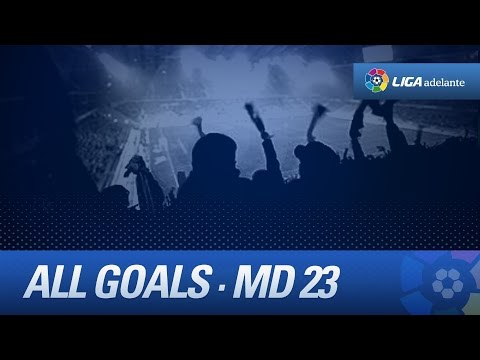 Todos los goles de la jornada 23 de Liga Adelante