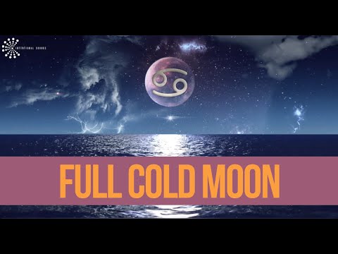 🌕  Cold Moon Meditation or Long Night Moon ☄️ ⭐  II On December 29  the last Full Moon of the decade