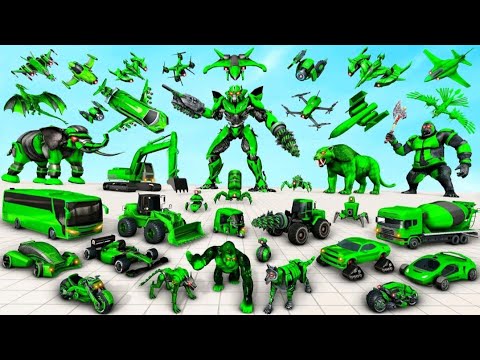 Animal Robot Car Game - New Robot Car Games #1 - Android GamePlay
