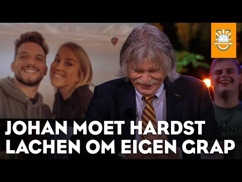 Johan moet zelf het hardst lachen om eigen grap over Dries Mertens | DE ORANJEZOMER
