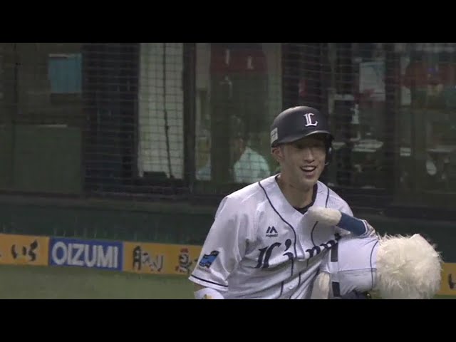 【6回裏】好守で魅せます!! ライオンズ・外崎の2試合連続ホームラン!! 2018/6/14 L-S