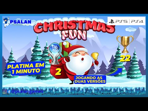 🏆Christmas Fun - Easy Platinum in 1 Minute (PS4/PS5)