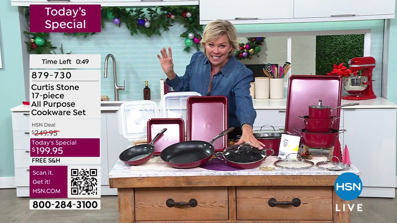 Curtis Stone 17piece AllPurpose Cookware Set