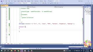 Download the video "37.  C# From Beginner to Pro | Introduction to Foreach Loop"