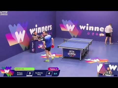 WINners CUP table 2  08.02  Prilepa Dmitrii - Kurilenko Oleg  12:00