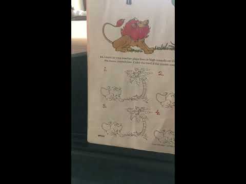 BASTIEN'S Theory & Technic Book for The Young Beginner (Primer A) Pg. 6. Low & High Tones Game.