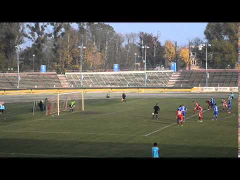 Gol z rzutu karnego dla Ostrovii w meczu z KKS Kalisz 31-10-15