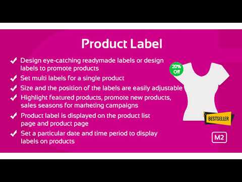 Product Label Magento 2 Extension | Codecanyon Scripts and Snippets