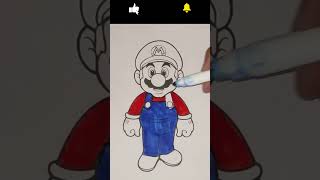 Super Mario coloring pages for kids and babies