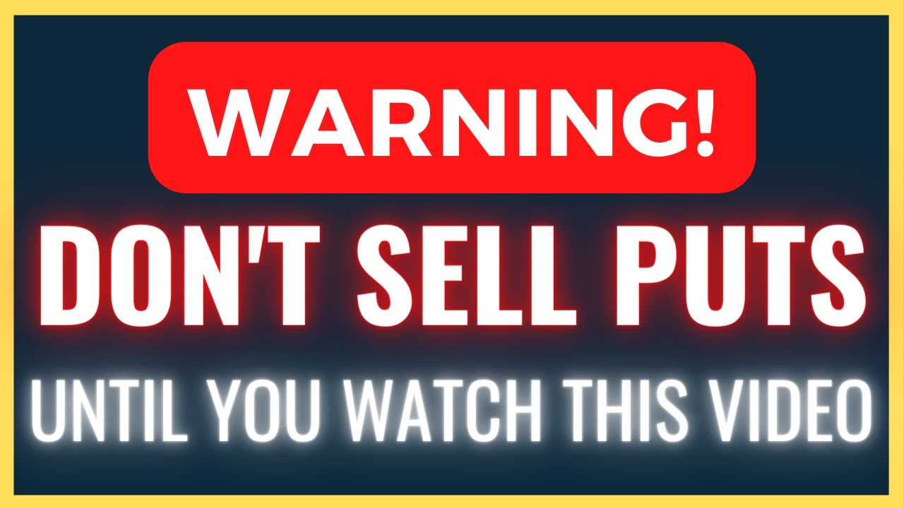 Is Selling Put Options SAFE or RISKY? (The SHOCKING Truth...)