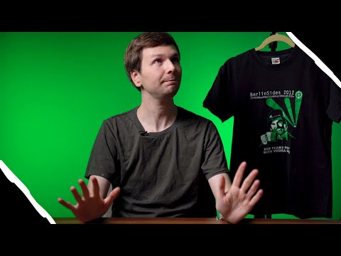 My first conference "talk" (2012) - Shirt Stories #8