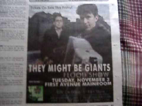 They might be giants, Flood show.