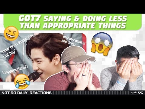 NSD REACT TO '[GOT7] saying and doing less than appropriate things' Video