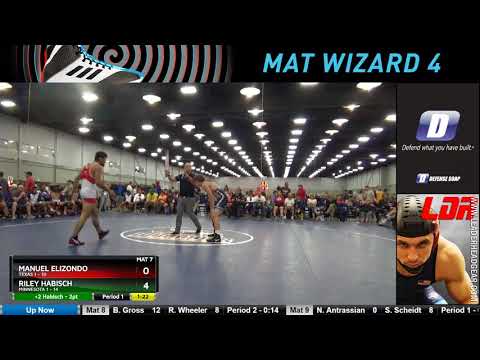 Mat 7 170 Manuel Elizondo Texas 1 Vs Riley Habisch Minnesota 1