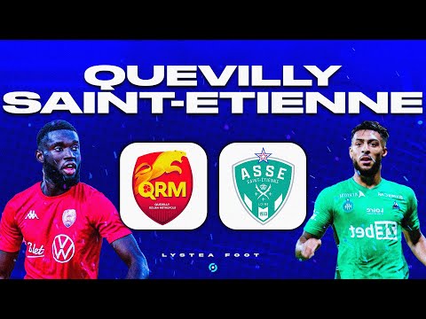 🔴 QUEVILLY - SAINT-ETIENNE 🔴 Les VERTS pour une REMONTADA ! qrm vs asse | LIGUE 2 J3  L2 Direct Live