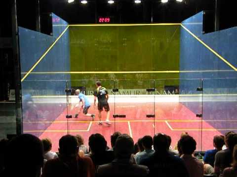 Legends of Squash 2012 (Namur, Belgium) - David Palmer vs. Simon Parke, Part 2 of 4