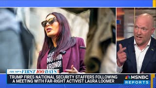MSNBC: KATY TUR REPORTS - APRIL 4, 2025 - LOOMER ALLEGEDLY DICTATING SECURITY FIRINGS
