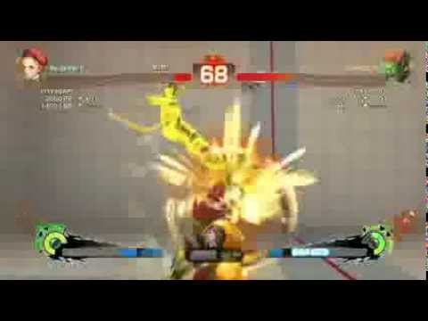 SSF4 AE 2012 Live PC Online Match - Lvsyagami (Cammy) vs LekoPelRS (Blanka)