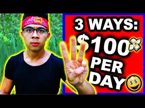 TOP 3 Ways to Make $100 PER DAY as a Broke Individual