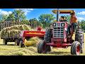 Her FIRST Time Baling Hay SOLO!!! (4th Cutting Alfalfa)