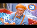 Blippi Has A Fun Day At The Children S Museum 2 HOURS OF BLIPPI TOYS Educational Videos For Kids