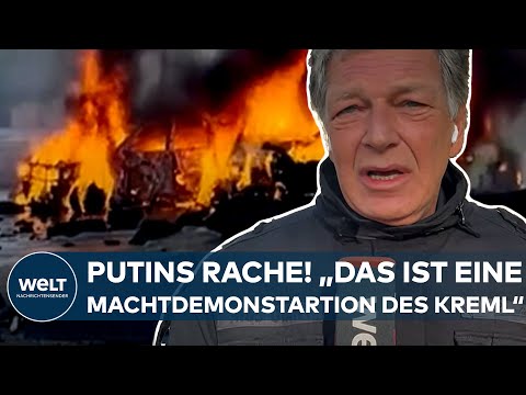 PUTINS KRIEG: Heftige russische Raketenangriffe! "Das ist eine Machtdemonstration des Kremls"