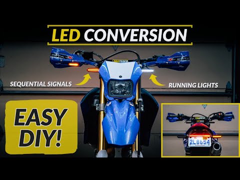 LED Turn-Signal, Running Light & Brake Light Conversion // WORKS ON ALL BIKES!