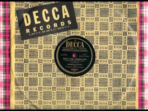 Andrews Sisters ~ "Only For Americans"  (1949)