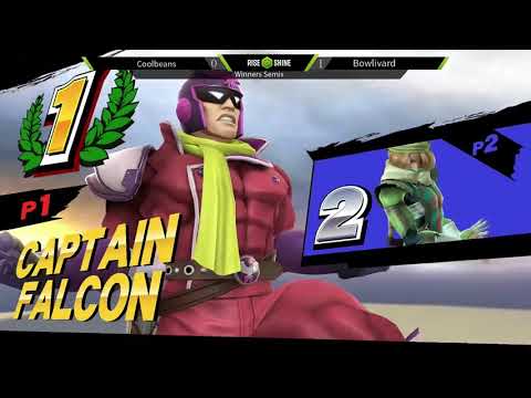 Rise and Shine 2018 Winners Semis- CoolBeans (Captain Falcon) vs Bowlivard (Sheik)