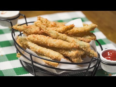 Crispy Finger Food GREEN BEAN FRIES - TGI FRIDAY'S COPYCAT | Recipes.net - YouTube
