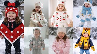 20+ Adorable Crochet & Knit Baby Outfit Ideas for Winter! 🧶❄️ Baby winter dress crochet 👗✨