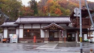 preview picture of video 'JR Yamadera Station　（JR　山寺駅）, Near Yamadera Temple, Tohoku Region, Japan'