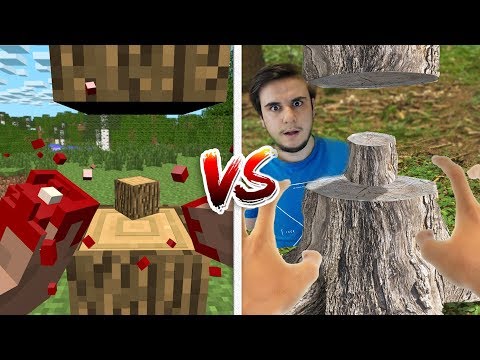 MİNECRAFT VS GERÇEK HAYAT (Minecraft vs Real Life)