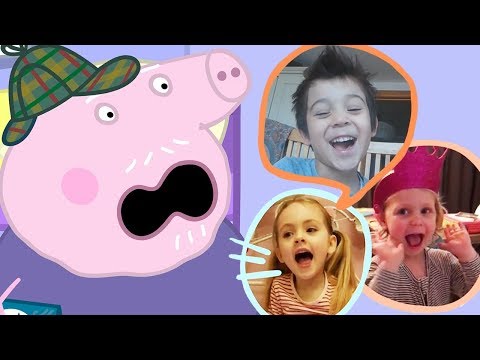 Kids Reactions On Peppa Pig Movie! - Festival of Fun! In Cinemas April 2019
