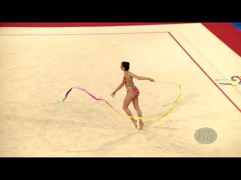 VATOVA Valeria (BUL) - 2019 Rhythmic Junior Worlds, Moscow (RUS) - Qualifications Ribbon