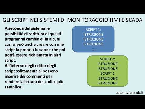 Corso di programmazione HMI e SCADA - utilizzo degli script