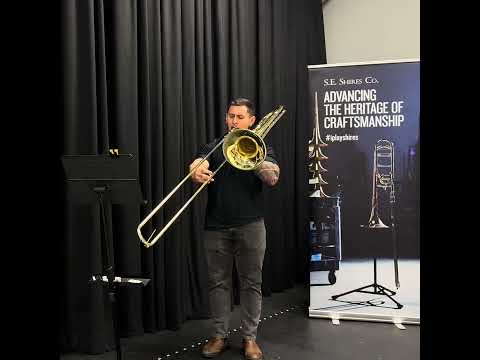 S.E. Shires Model Q38YR Q-Series Contrabass Trombone with Rotax Valves image 3