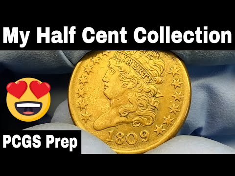 My US Half Cent Coin Collection - Possible PCGS Submissions