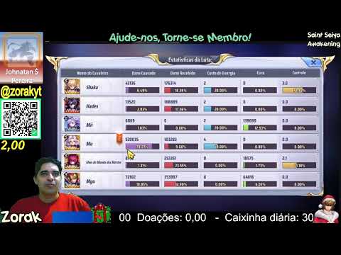 LAIME DE VERME + MI DE GOLFINHO NO JAMIEL - SAINT SEIYA AWAKENING