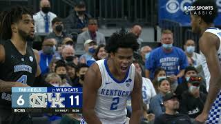 2021-2022 - Kentucky vs North Carolina (CBS Sports Classic - Game 10)