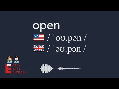 How to pronounce open? US English UK English IPA Audio Waveform 👩👨 How to say open correctly?