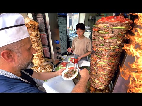 Crazy $0.7 Kebab in Istanbul 🇹🇷 Hidden Local Street Food Tour in Turkey