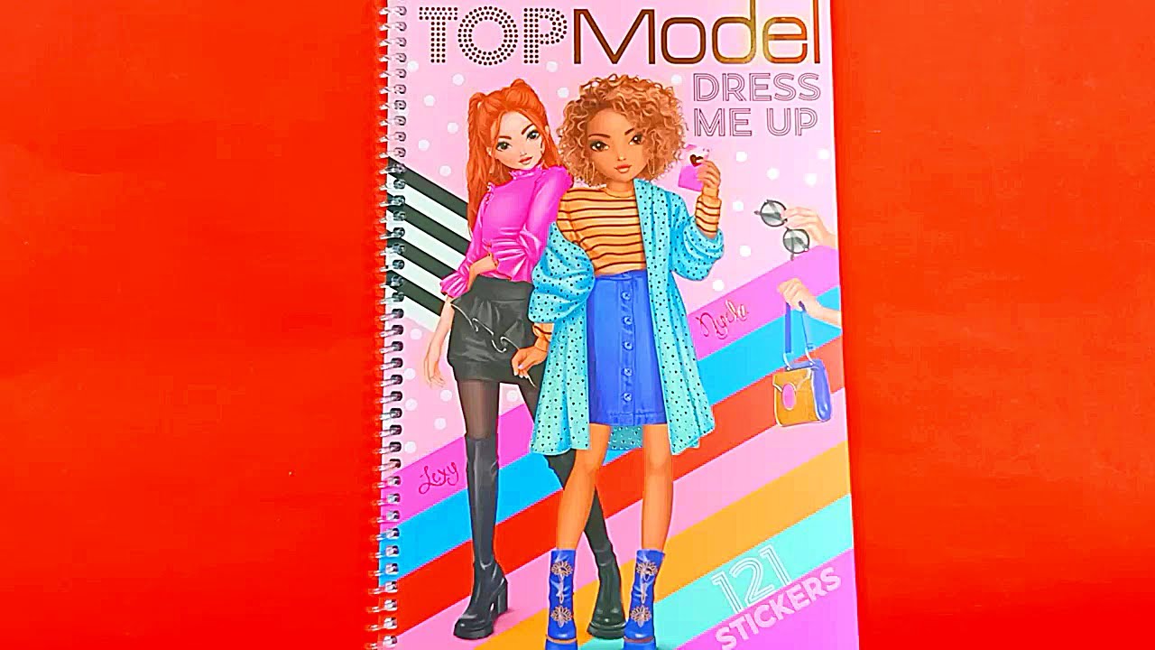 Hình dán thay trang phục | TOP MODEL DRESS ME UP GOOD VIBES | dán hình thiết kế thời trang PART 1-10