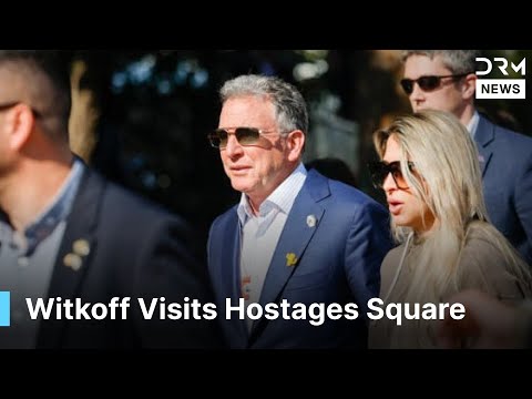 US Envoy Steve Witkoff Visits Hostages Square, Meets Families Calling for Ceasefire Deal | AC1E