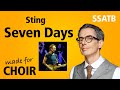 Seven Days Sting Made For Choir SSATB