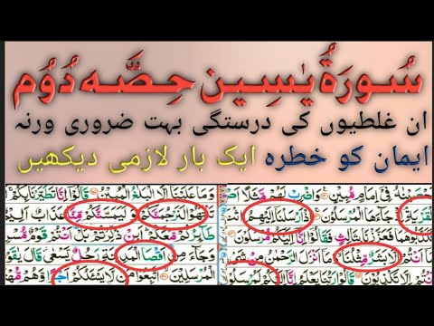 Surah Yaseen Lesson No 2