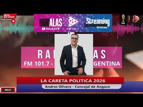ANDRES AOLIVERA - CONCEJAL DE ANGACO - LA CARETA POLITICA - 10-06-26