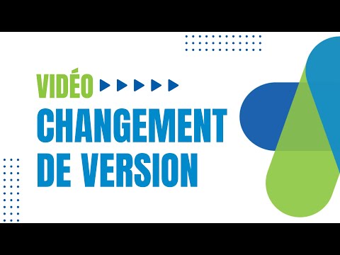 Changement de version 3.05